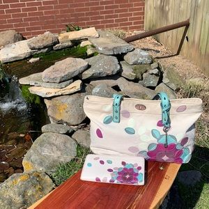 Fossil Bag and Wallet Set